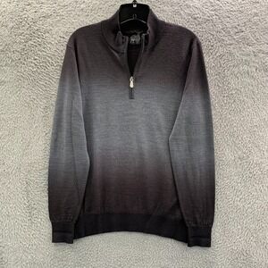 RAFFI Sweater Womens Size Medium Pullover Merino Wool Gray